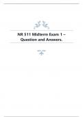 NR 511 Midterm Exam 1 – Question and Answers.