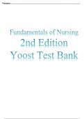 Fundamentals of nursing 2nd edition yoost test bank mpeaid pdf
