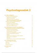 Samenvatting psychodiagnostisch werken 2