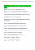 ESAT Exam With 100&percnt; Correct Answers 2023