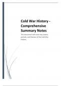 GCSC Cold War History Notes: Shaping Global Geopolitics and International Relations