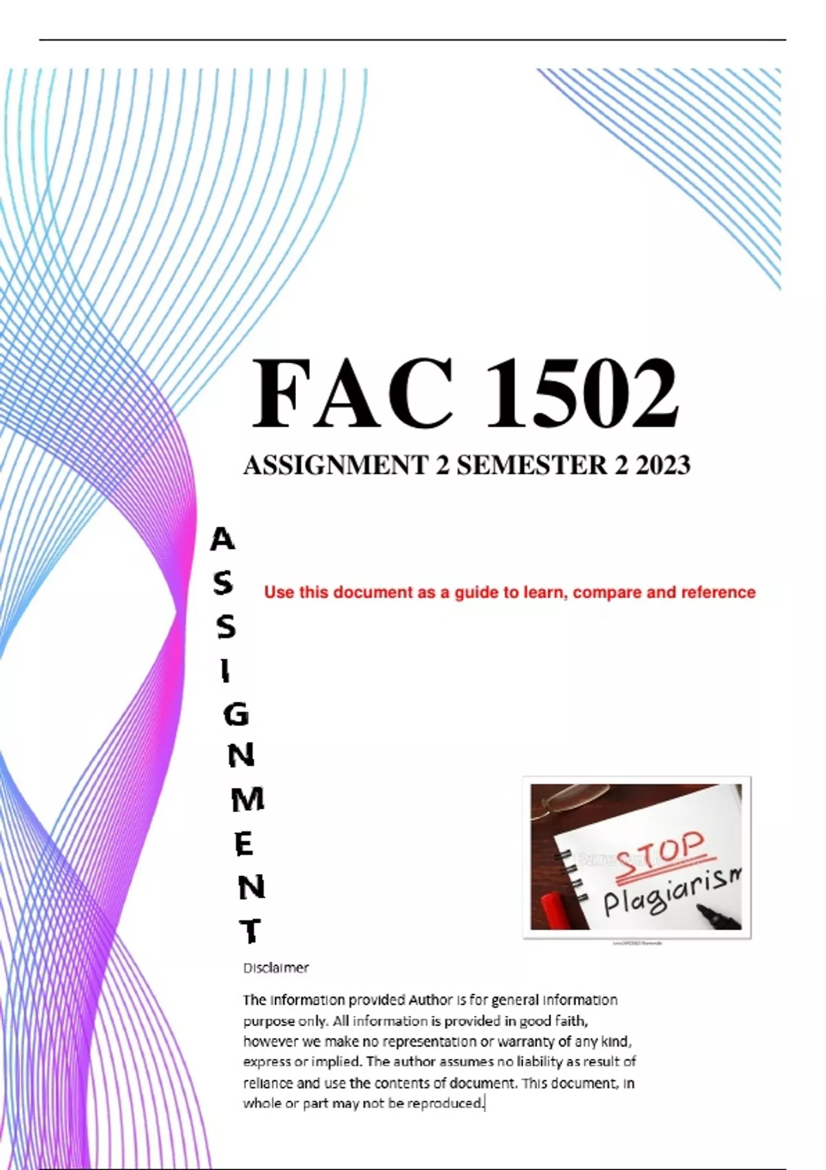 fac1502 assignment 3 2023