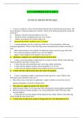 ATI COMPREHENSIVE 2019 C   EXAM ELABORATIONS Q&A