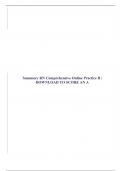 RN Comprehensive Online Practice B &comma; ATI Comprehensive Practice Exam B Focused Review&comma; ATI Comprehensive Practice Exam B Focused Review &vert; Already Graded A