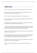 PRSA APR exam questions and 100&percnt; correct answers