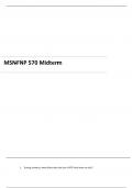 MSN - FNP 570 Midterm