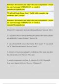 NLN PAX Math Exam Study Guide with complete top  solutions 100&percnt; correct