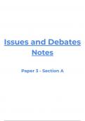 Issues and Debates Notes (AQA A-Level Psychology)