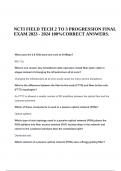 NCTI FIELD TECH 2 TO 3 PROGRESSION FINAL EXAM 2023-2024 100%CORRECT ANSWERS.