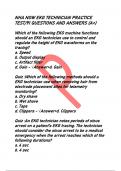 NHA NOW EKG TECHNICIAN PRACTICE  TEST&sol;91 QUESTIONS AND ANSWERS &lpar;A&plus;&rpar;