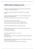 AEMT NREMT exam 2023 with 100&percnt; correct answers