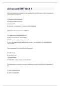 AEMT NREMT exam 2023 with 100&percnt; correct answers