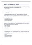 BACK FLOW TEST 2023&sol;2024&vert;QUESTIONS&ANSWERS&vert;GRADED A&plus;&vert;DOWNLOAD TO PASS