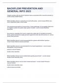 BACKFLOW PREVENTION AND GENERAL INFO 2023&sol;2024&vert;QUESTIONS&ANSWERS&vert;GRADED A&plus;&vert;DOWNLOAD TO PASS
