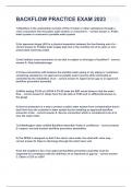 BACKFLOW PRACTICE EXAM 2023&sol;2024&vert;QUESTIONS&ANSWERS&vert;GRADED A&plus;&vert;DOWNLOAD TO PASS