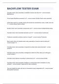  BACKFLOW TESTER EXAM 2023&sol;2024 UPDATE&vert;QUESTIONS&ANSWERS&vert;GRADED A&plus;&vert;DOWNLOAD TO PASS