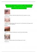 OPHTHALMOLOGY EYE CARE TRICHIASIS  NEW SCRIBE COMMON EXAM FINDINGS COMPLETE SOLUTION!!