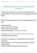 NU371 Week 6 HESI Case Study&colon; Colonoscopy with Bowel Perforation - 28 questions and answers 2023 with complete solution