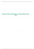 National Home Inspection Test Questions from ICA