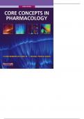 Test Bank For Core Concepts in Pharmacology 3rd ed By  Holland  Adams