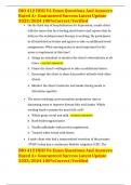 BIO 412 HESI V6 Exam Questions And Answers Rated A&plus; Guaranteed Success Latest Update 2023&sol;2024 100&percnt;Correct&sol;Verified 
