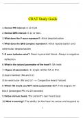 CRAT Study Guide With Correct Answers.