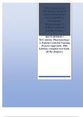 TEST BANK FOR PHARMACOLOGY 10TH EDITION BY MCCUISTION &sol; McCuistion&colon; Pharmacology&colon; A Patient-Centered Nursing Process  MCCUISTION &sol; McCuistion&colon; Pharmacology&colon; A Patient-Centered Nursing Process Approach&comma; 10th Edition&semi; complete test bank&comma; all the chapters