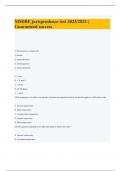 MSDBE jurisprudence test 2023&sol;2024 &vert; Guaranteed success