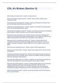CDL Air Brakes &lpar;Section 5&rpar;