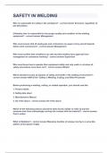 SAFETY IN WELDING&vert;UPDATED&VERIFIED&vert;100&percnt; SOLVED&vert;GUARANTEED SUCCESS
