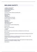 WELDING SAFETY 2023&vert;UPDATED&VERIFIED&vert;100&percnt; SOLVED&vert;GUARANTEED SUCCESS