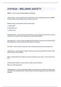 210103A - WELDING SAFETY&vert;UPDATED&VERIFIED&vert;100&percnt; SOLVED&vert;GUARANTEED SUCCESS