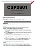 CSP2601 Assignment 4 [Answers] - Due: 29 August 2023