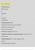ACLS Study Questions and Answers 2023 &lpar;Verified Answers&rpar;