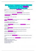 NR 504 Exam 2 Updated Version 2023 2024 Questions and Correct Answers Guaranteed 100&percnt; Pass Rate
