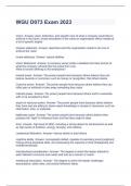 WGU D073 Exam 2023