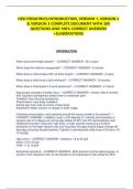 HESI PEDIATRICS&comma;INTRODUCTION&comma; VERSION 1&comma; VERSION 2  & VERSION 3 COMPLETE DOCUMENT WITH 300 QUESTIONS AND 100&percnt; CORRECT ANSWERS &plus;ELABORATIONS