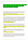 Test bank for Hesi exit med surg &lpar;exit&rpar; exam 2022 &vert;verified questions&answers with rationales guide &vert;A&plus; graded