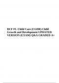 DCF FL Child Care &lpar;CGDR&rpar;  Exam Questions With Answers &vert; Latest Update 2023&sol;2024 &lpar;GRADED A&plus;&rpar;