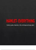 An A-Level guide to Hamlet
