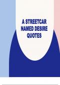 A Streetcar Named Desire- Quotes 