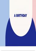 A Birthday analysis 