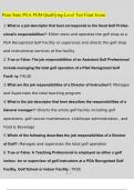 Penn State PGA PGM Qualifying Level Test Final Exam Questions and Answers Latest 2023 - 2024 (Verified Answers)