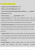 PGA PGM 3.0 Qualifying Quiz Questions and Answers Latest 2023 - 2024 (Verified Answers)