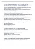 C429 OPERATIONS MANAGEMENT&vert;UPDATED&VERIFIED&vert;100&percnt; SOLVED&vert;GUARANTEED SUCCESS