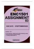 ENC1501ASSIGNMENT3 DUE 7 SEPTEMBER 2023