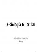 Fisiologia del múscular