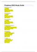 Prophecy EKG Study Guide