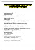 ACG 445 EXAM 1 QUESTIONS WITH ANSWERS GRADED A&plus;
