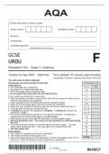 AQA GCSE URDU-G-8648-LF-QUESTION PAPER 16May23-Foundation Tier Paper 1 Listening